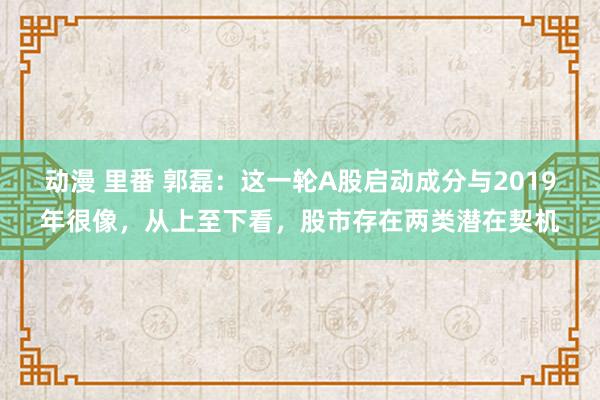 动漫 里番 郭磊：这一轮A股启动成分与2019年很像，从上至下看，股市存在两类潜在契机