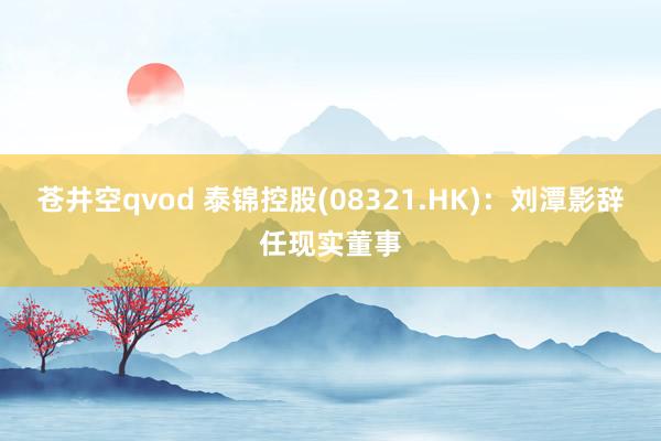 苍井空qvod 泰锦控股(08321.HK)：刘潭影辞任现实董事