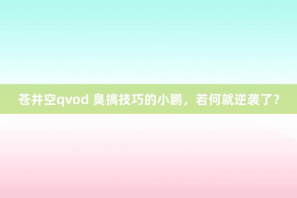 苍井空qvod 臭搞技巧的小鹏，若何就逆袭了？