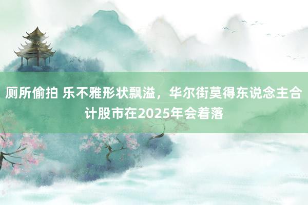厕所偷拍 乐不雅形状飘溢，华尔街莫得东说念主合计股市在2025年会着落