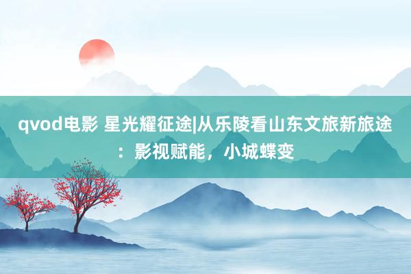 qvod电影 星光耀征途|从乐陵看山东文旅新旅途：影视赋能，小城蝶变