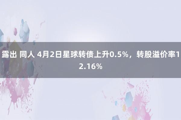 露出 同人 4月2日星球转债上升0.5%，转股溢价率12.16%
