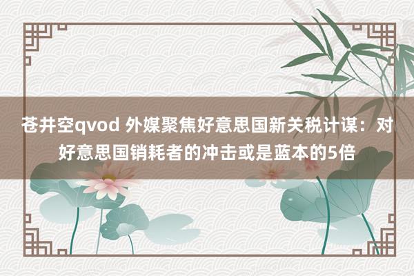 苍井空qvod 外媒聚焦好意思国新关税计谋：对好意思国销耗者的冲击或是蓝本的5倍