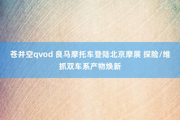 苍井空qvod 良马摩托车登陆北京摩展 探险/维抓双车系产物焕新
