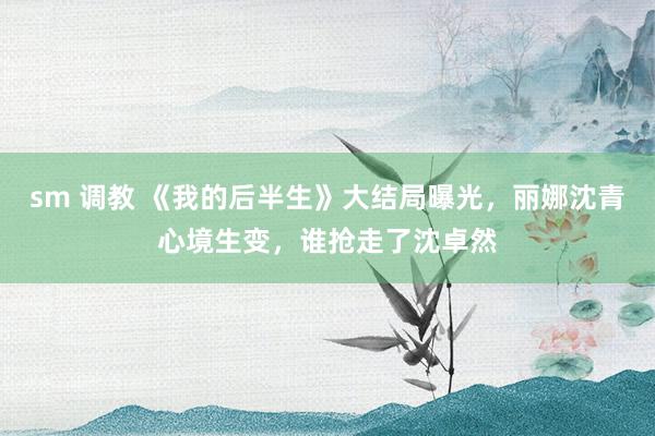 sm 调教 《我的后半生》大结局曝光，丽娜沈青心境生变，谁抢走了沈卓然