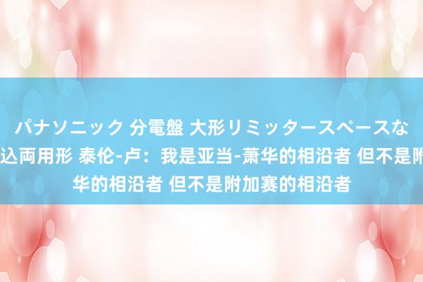 パナソニック 分電盤 大形リミッタースペースなし 露出・半埋込両用形 泰伦-卢：我是亚当-萧华的相沿者 但不是附加赛的相沿者